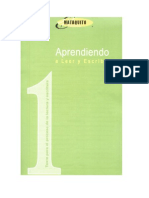 Aprendiendo A Leer y Escribir