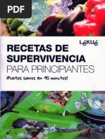 Recetas de Supervivencia para Principiantes - Lekue