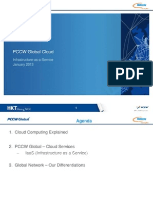 Pccw Global Cloud Services Iaas Jan 2013 Software As A Service