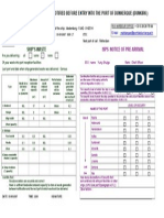 Ship'S Waste: Information To Be Notified Before Entry Into The Port of Dunkerque (Dunkirk)