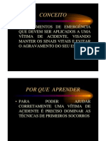 Slides Primeiros Socorros