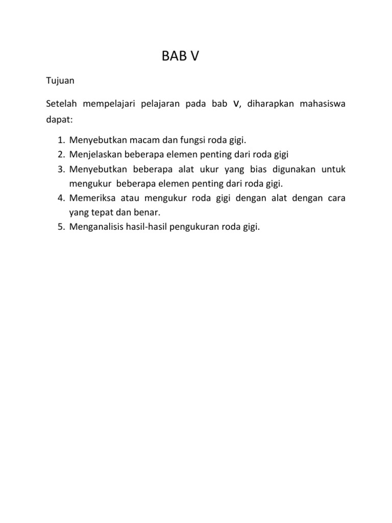 Bab V | PDF