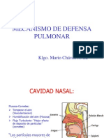 Mecanismo de Defensa Pulmonar