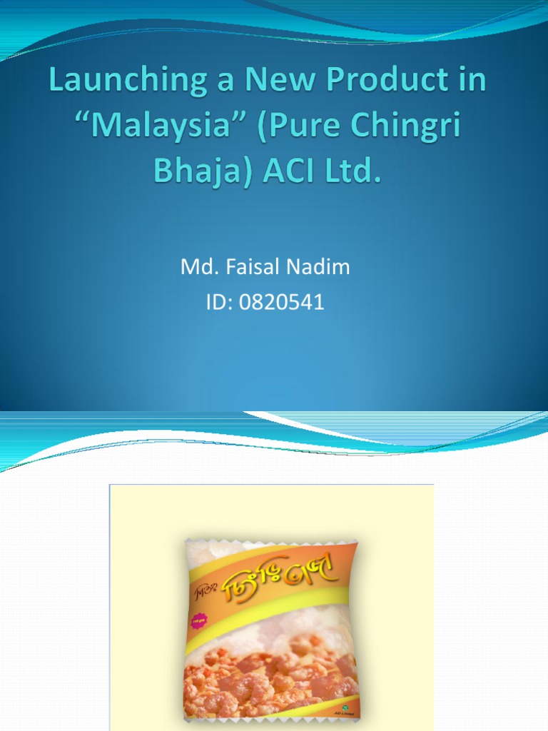 Launching A New Product in PDF Brand Foods