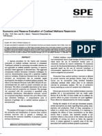 Economic and Reserve _Evaluation of Coal Bed Methane ReservoirsDhir