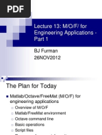 Lecture 13 Matlab Octave FreeMat pt1