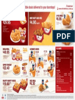 KFC Delivery Menu