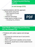 Carbon Capture and Storage (CCS) : Several Problems With This Approach