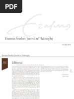 Erasmus Student Journal of Philosophy #2 (December 2012)