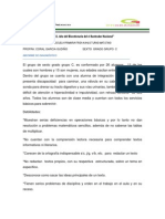 Informe de Diagnóstico de Sexto Grado Grupo C. 2013