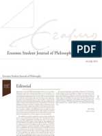 Erasmus Student Journal of Philosophy #4 (July 2013)