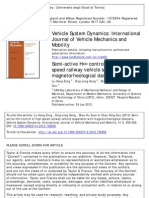 Vehicle System Dynamics: International Journal of Vehicle Mechanics and Mobility