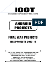 2013 IEEE Android Project Titles, NCCT - IEEE 2013 Android Project List