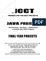 2013-14 Java Project Titles, (Non IEEE) Networking & Appl JAVA Project List - NCCT