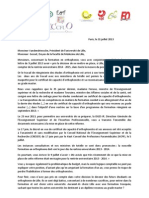 Lettre Ouverte À Messieurs Le Président Et Le Doyen de Médecine de Lille 2