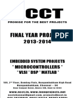 2013-14 Embedded Systems Project List - Non IEEE Based Embedded - Electronics - Electrical - Power Electronics - 2013-14