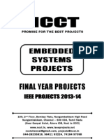 2013 IEEE Embedded System Project Titles, NCCT IEEE 2013-14 Project List