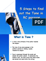 5 Steps To Find Out Tone.