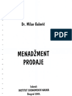 Menadzment prodaje