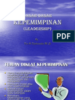 Dasar Dasar Kepemimpinan