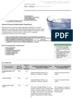 Drinking Water Contaminants EPA - 1