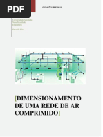 Dimensionamento de Uma Rede Ar Comprimido