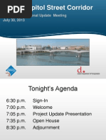 Download South Capitol Street Corridor Project 73013 Project Information Update Meeting Presentation by AnacostiaWaterfront SN157222682 doc pdf