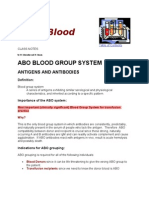 ABO Blood Group System Guide