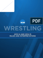 NCAA Wrestling Rules 2013-2014