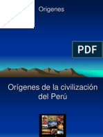 Orígenes de La Civilización Del Perú