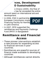 Remittances, Development & NGO Sustainability