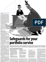 Safeguards For Your Portfolio Service