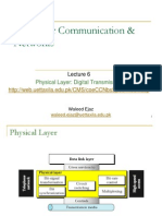 Computer Communication & Networks: Physical Layer: Digital Transmission