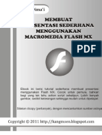 Membuat Presentasi Sederhana Menggunakan Macromedia Flash Mx