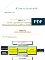 Network Layer Delivery, Forwarding & Routing