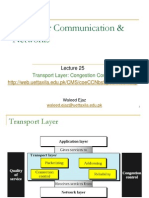 Computer Communication & Networks: Transport Layer: Congestion Control