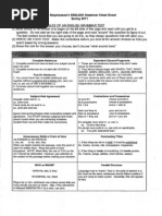 ACT Grammar Cheat Sheet