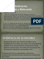 Base legal y conceptos de evidencia de auditoría