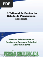 Parecer Prévio do TCE 2008