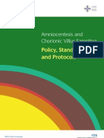 Policy, Standards and Protocols: Amniocentesis and Chorionic Villus Sampling