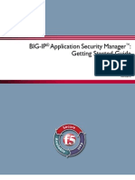 BIG-IP Application Security Manager Getting Started Guide
