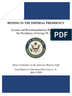 Reining in the Imperial Presidency... George W. Bush
