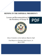 Reining in The Imperial Presidency... George W. Bush