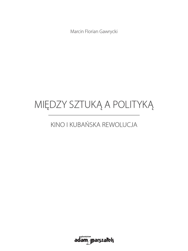 Miedzy Sztuka A Polityka Do 2 Korekty Marcin Gawricky Pdf
