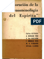 73650039 Astrada Carlos Valoracion de La Fenomenologia Del Espiritu de Hegel