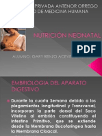 Nutrición Neonatal fgf