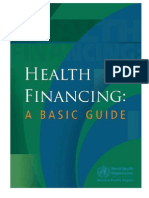 Health Financing - A Basic Guide - WPRO