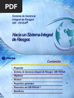 INDUCCIÓN SIR PDVSA