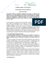 PDF Edital 003-2013 Pronatec - Seleção Externa