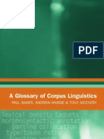 A Glossary of Corpus Linguistics